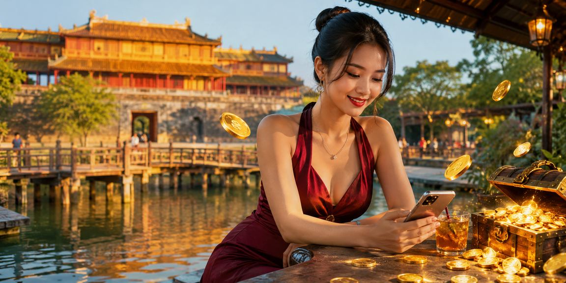 Người dùng Huế thực hiện thanh toán casino trực tuyến qua điện thoại